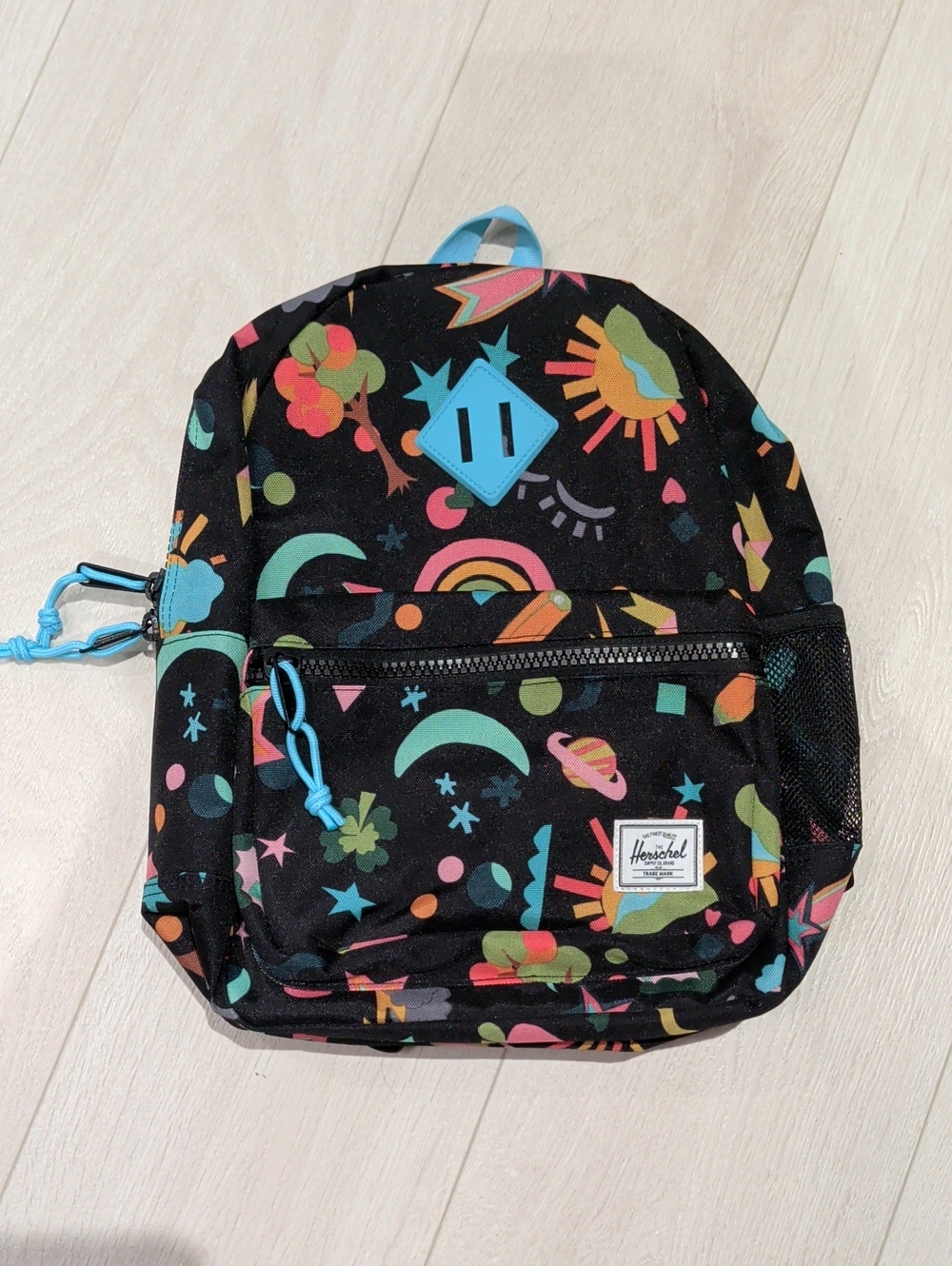 Herschel Supply Company Kids' Black Rainbow Space Print Backpack